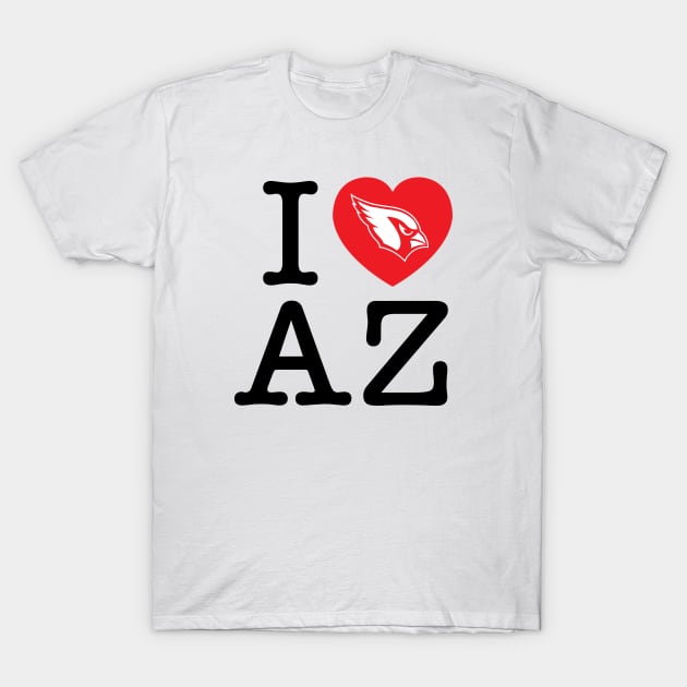 I Love AZ T-Shirt by LunaGFXD